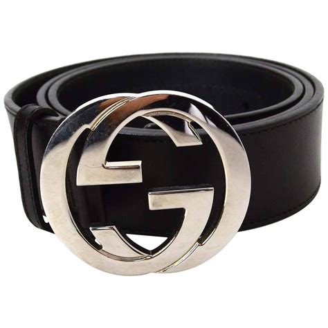 gucci black leather belt price